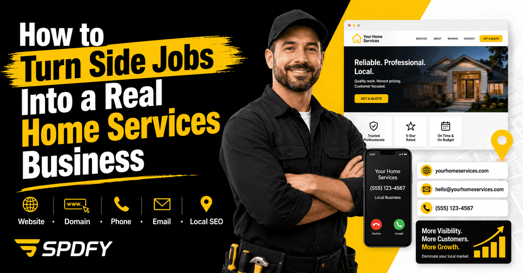 How to Turn Side Jobs Into a Real Home Services Business